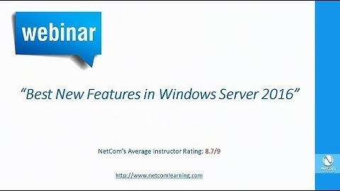 Best New Features in Windows Server 2016