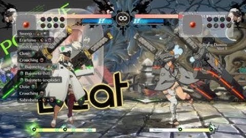 Guilty Gear -Strive- Ramlethal Meterless Sideswitch Combo