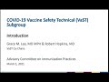 March 1, 2021 ACIP Meeting - Vaccine Safety Technical Subgroup (VaST)