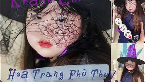 Hóa trang halloween đơn giản cho be gái