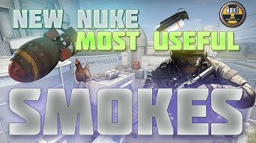 CS:GO MOST USEFUL SMOKES ON THE NEW NUKE !! WILDFIRE | 2016