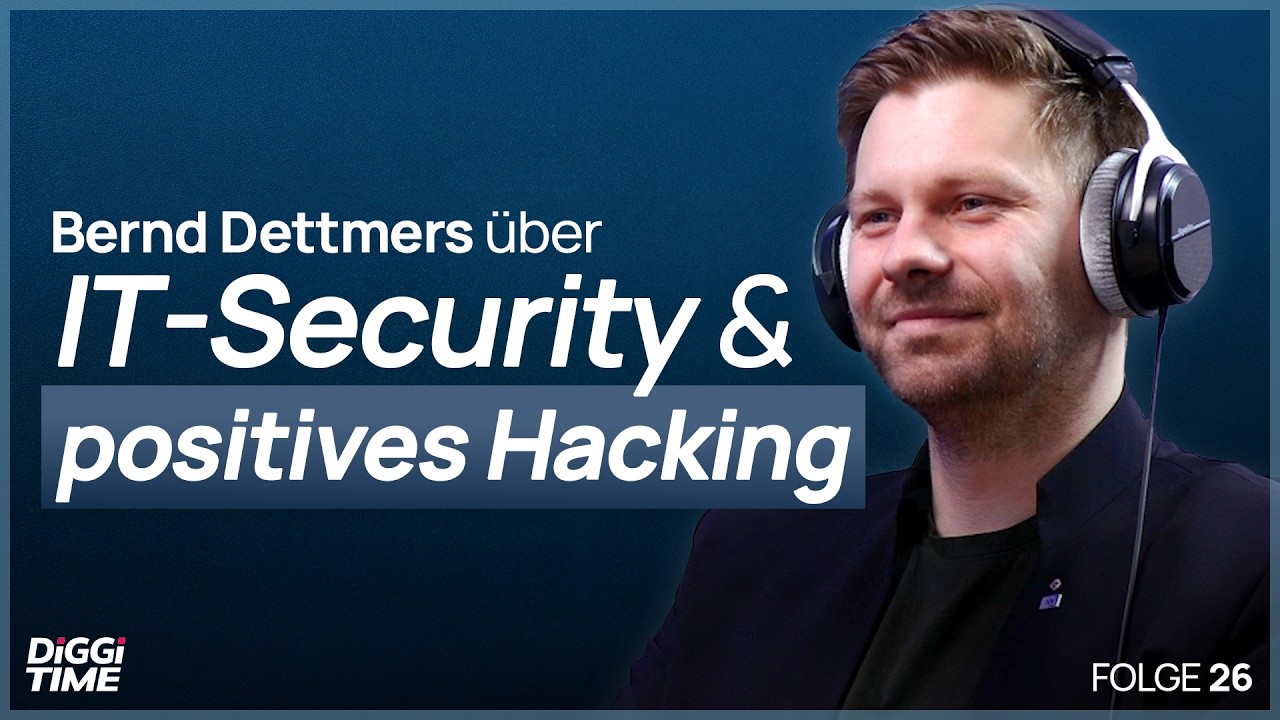 Diggi Time #26 – IT-Security & positives Hacking – Zu Gast: Geschäftsführer von net.e Bernd Dettmers