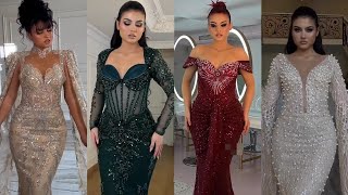 Amazing Women's Evening Dresses by ESMARAY Haute Couture part 122 فساتين سهرة طويلة تصاميم عالمية