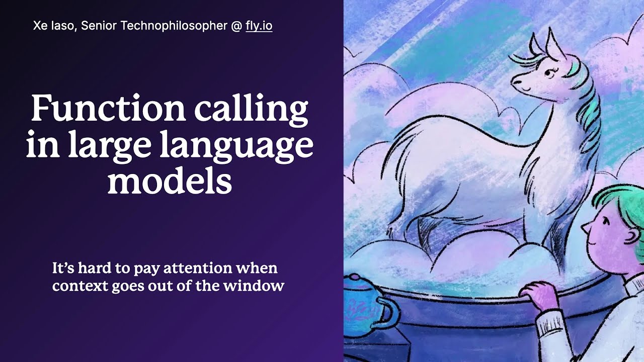 Function calling in large language models - YouTube