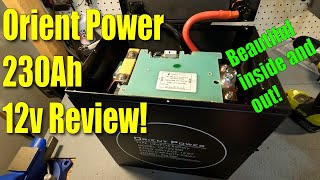 This Orient Power 12v 230Ah LiFePo4 Battery has everything you need!