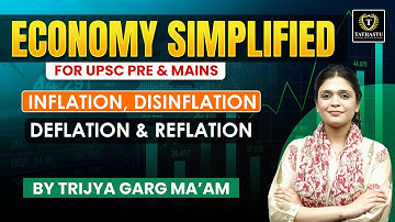 Inflation, Disinflation, Deflation & Reflation | Economy Simplified | UPSC EXAM | By Trijya Ma