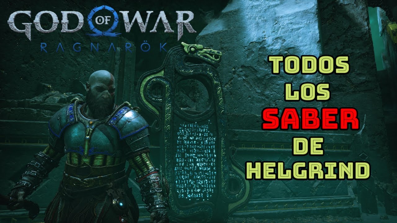 God of War Ragnarök - Todos los Saber de Helgrind (Helheim) - YouTube