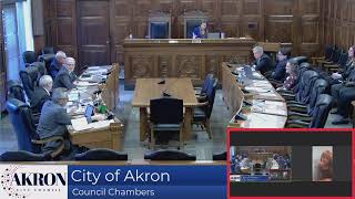 City of Akron Council Committee Meetings - 3.10.25 (Budget & Finance)
