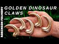 Velociraptor claws cast in bronze │ Metal casting at home │ #RobinsonFoundry