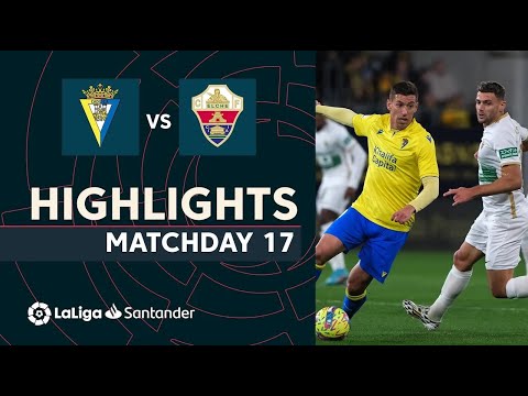 Highlights Cádiz CF vs Elche CF (1-1)