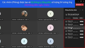 Chia nhóm (Group/Room) trên MS Team để thảo luận/trao đổi (Tạo tự động)