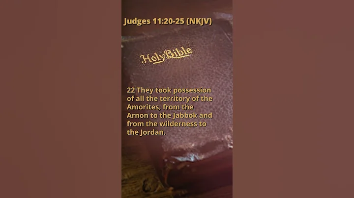 Judges 11:20-25 (NKJV)