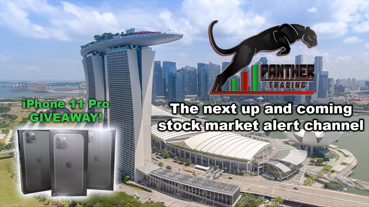 Panther Trading, the next up and coming stock market alert channel + 3x iPhone 11 Pro Giveaway!
