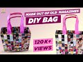 Diy bag making by recycling old magazines  best out of waste  easy tutorial  diy with sayan