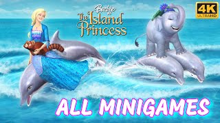 Barbie A Princesa da Ilha | Todos os MiniJogos All MiniGames | 4K @ZigZagGamerPT screenshot 4