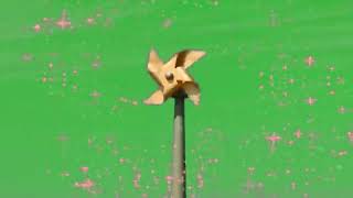 Teletubbies Windmill Start/Stop Spinning Animation (Fast) (Green Screen)