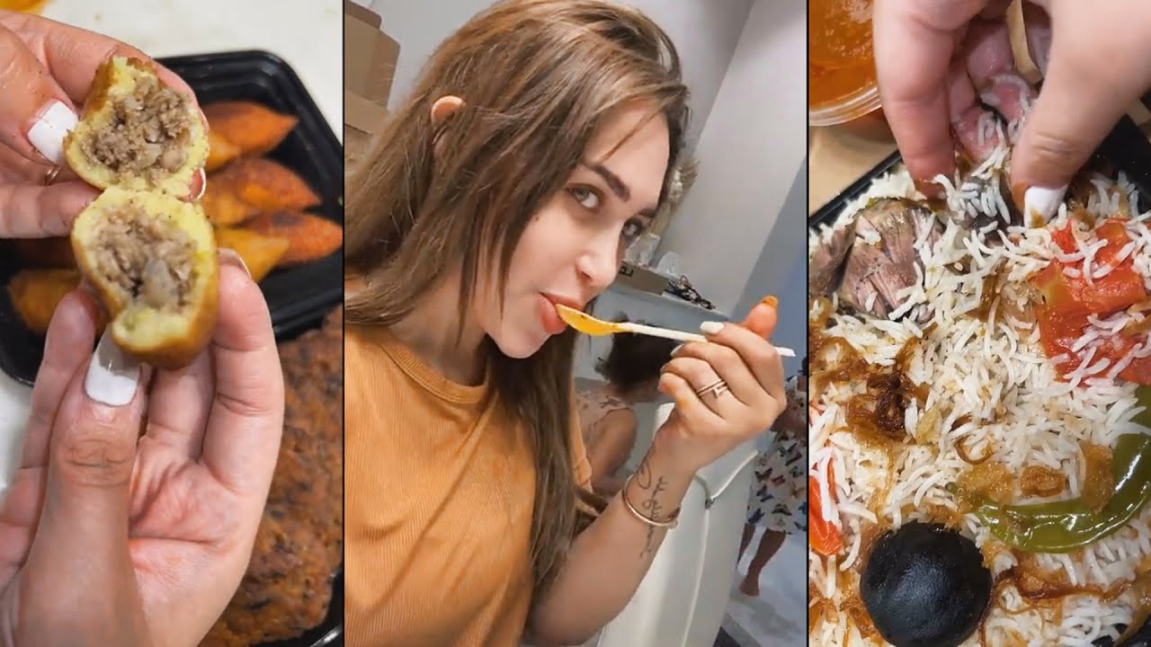 دكتوره خلود ما قدرت تتحمل لذاذة الاكل الكويتي 🙈