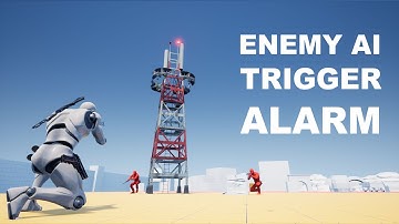Unreal Engine 5 - Alarm Towers - Siren and Lights (ALS #129 )
