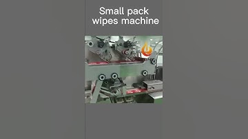 Small/mini pack wet wipes machine | 30 pieces/pack wet wipes production line