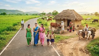 Peaceful Morning in Indian Village | The Secret to a Happy Life in Rural India