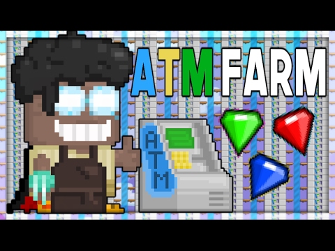 Building an ATM FARM! - Growtopia - Building an ATM FARM! - Growtopia