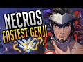 BEST OF "NECROS" - FASTEST GENJI GOD | Overwatch Necros Genji Montage & Esports Facts