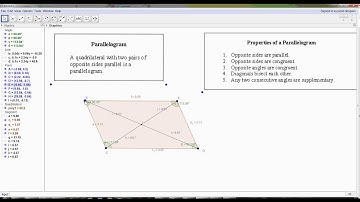GeoGebra Part 3 - Quadrilaterals