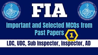 FIA JOBS 2021|FIA Past Papers|FIA solved Past paper|FIA SI,I and AD solved paper|LDC, UDC past paper