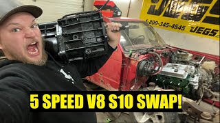 5 Speed Manual Swapping my V8 S10 (Gone wrong) by Ak_Strem 19,041 views 1 year ago 22 minutes