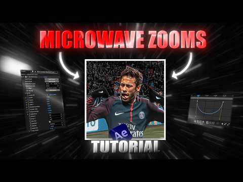 MAKE THIS TRENDY REVERSE MICROWAVE ZOOMS IN AFTER EFFECTS!