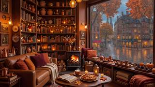 Jazz Relaxing Music for Work 🌧️ Autumn Coffee Shop Jazz with Gentle Piano Jazz screenshot 5
