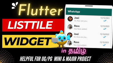 Flutter Ui Design | Flutter Ui Design in Tamil | Flutter Tutorial in தமிழ்