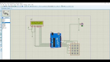 SMART DOOR LOCK USING ARDUINO IN PROTEUS SIMULATION(password based door lock)