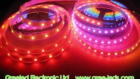 arduino ws2811 integrated led tape.avi