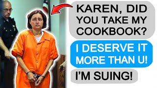 Karen Takes My Cookbook, so Im SUING HER! r/EntitledPeople