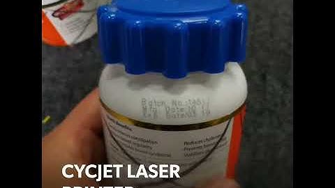 CYCJET HDPE Bottle Fly Laser Printer/Fly Laser Marking Machine/Laser Coding & Marking HDPE bottle