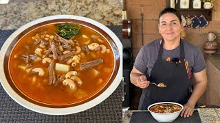 Tradicional sopa de Carne Deshebrada de los pueblos y Ranchos de Sonora  La Herencia de las Viudas