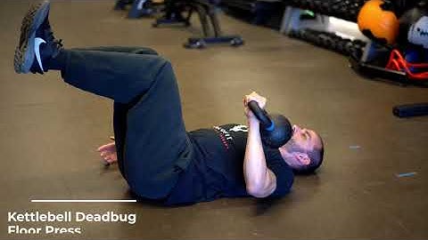 Kettlebell Deadbug Floor Press