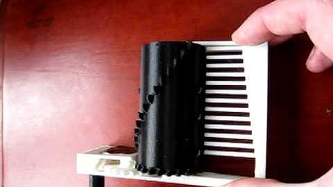 Fully 3D printed Music Box first test