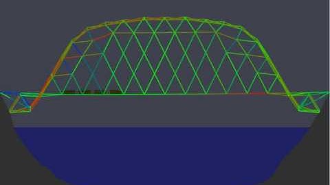 Bridge building game - cheap designs