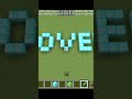 LOVER #minecraft #gaming #shorts #short #love #lover