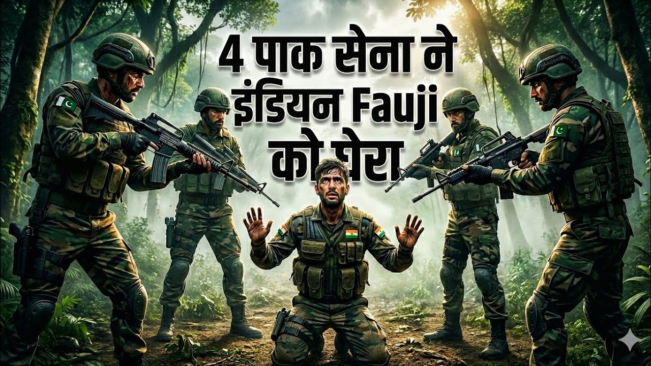 चार पाक सैनिकों ने घेरा भारतीय जवान🇮🇳… फिर जो हुआ 😨 रोंगटे खड़े हो जाएंगे🚨 #indianarmy🇮🇳 