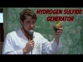 A hydrogen sulfide generator using... a candle