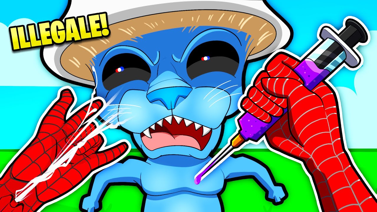 ESPERIMENTI ILLEGALI SULLO SMURF CAT IN VR CON LE SIRINGHE! ESPLODE IL MONDO DI SUPER MARIO?!