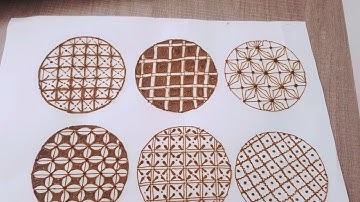 HENNA MEHNDI ONLINE CLASS-TYPES OF GRID/NETTING PATTERNS 2019