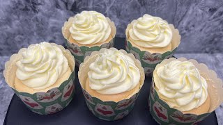 Cách Làm bánh Cupcake Mềm Xốp, Tan Ngay Trong Miệng | Vanilla Cupcake Recipe | #38 Hoa ré cake screenshot 3