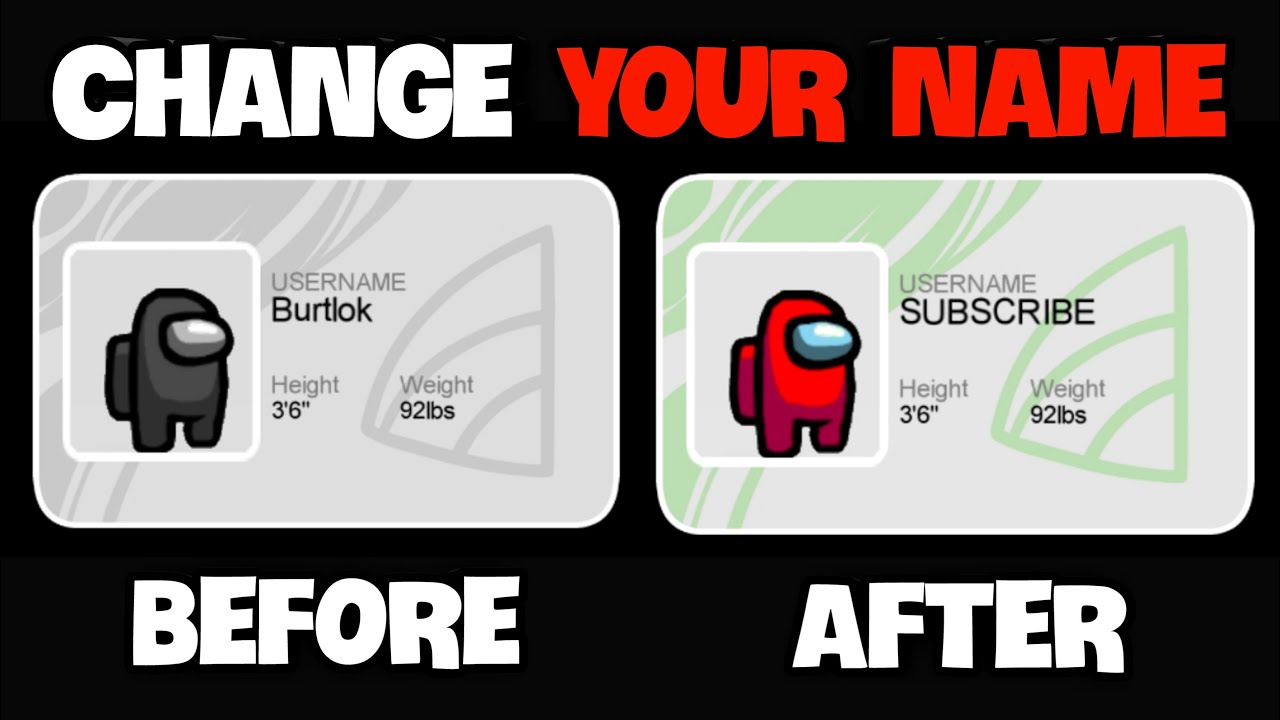 HOW TO CHANGE YOUR NAME IN AMONG US NEW UPDATE ON PC - YouTube