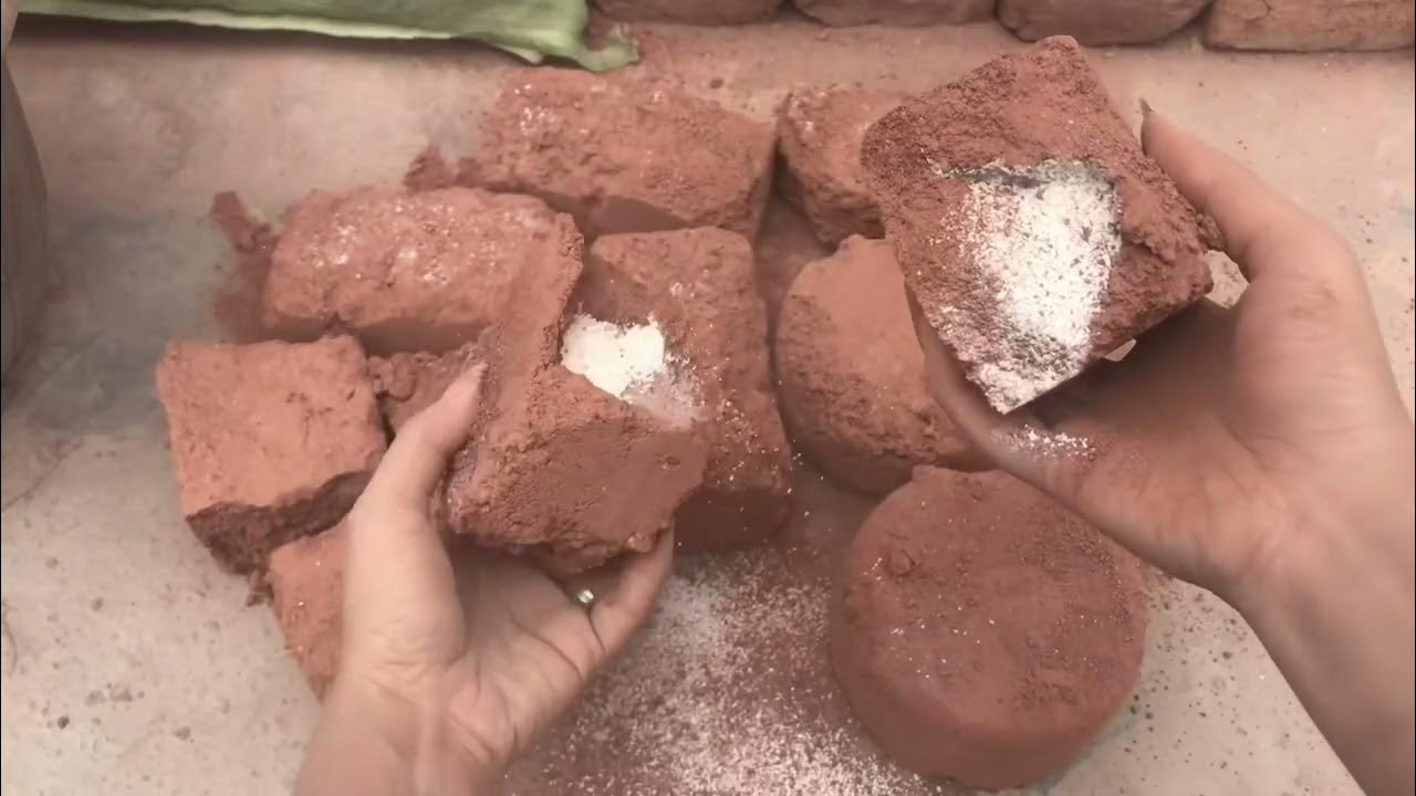 red-dirt-dry-floor-clay-pot-crumbling-satisfying-sound-youtube