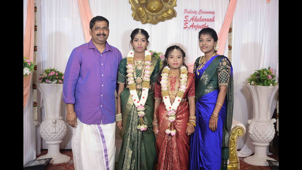 Aksharaah and Arjeetha Puberty Ceremony