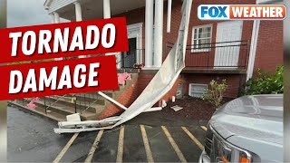 'I Witnessed A Miracle': EF2 Tornado Tears Through PA Town Hitting Church While Service Was Ongoing